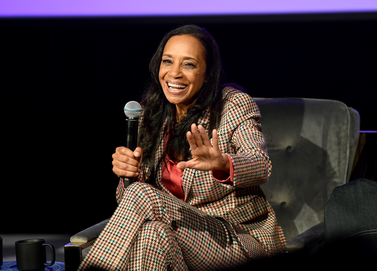 Michelle Cole during the 'In Conversation: The Spirit And Style Of Grown-ish With Yara Shahidi and Michelle R. Cole' panel at SCAD aTVfest 2020.