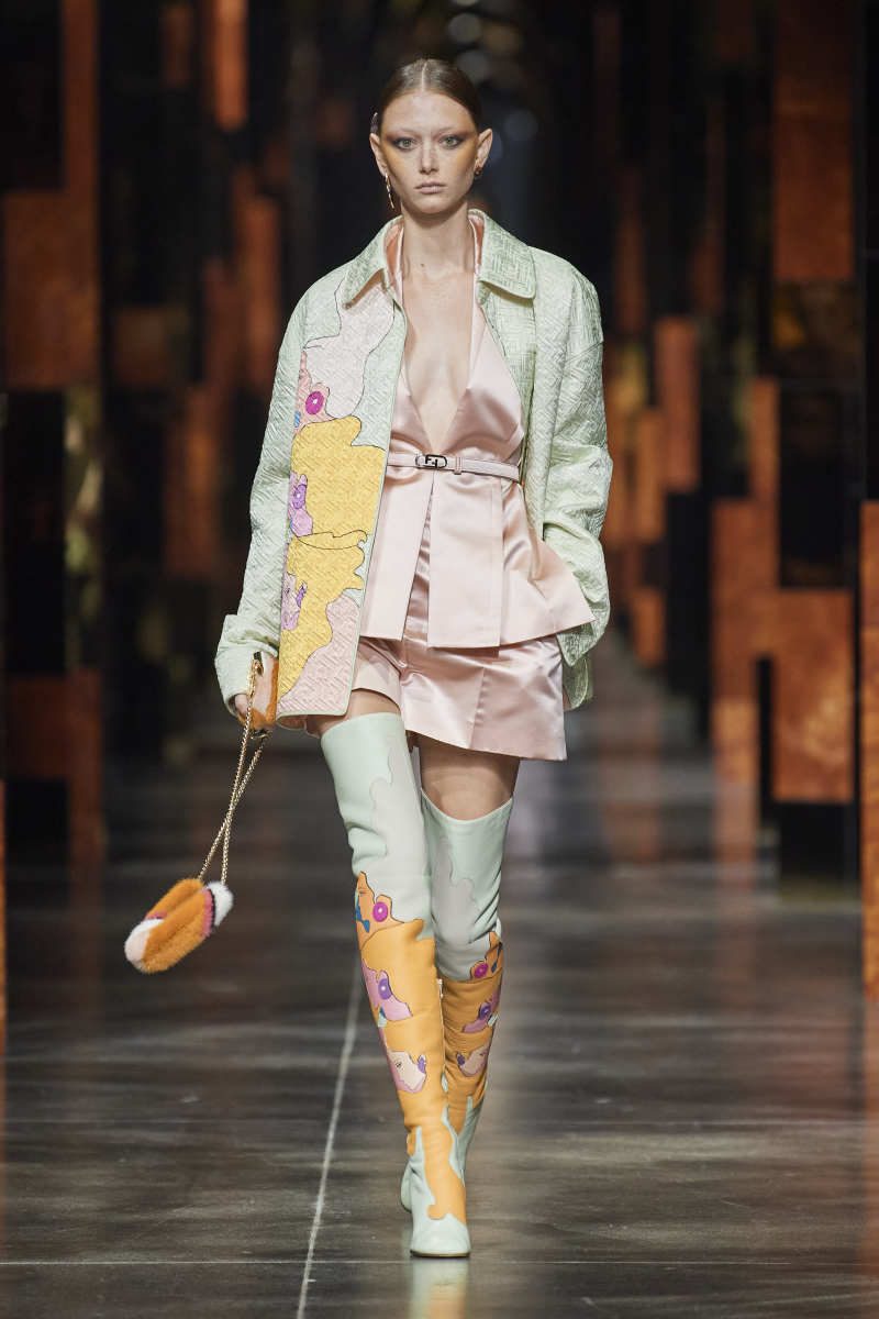 Kim Jones Goes Disco for Fendi Spring 2022