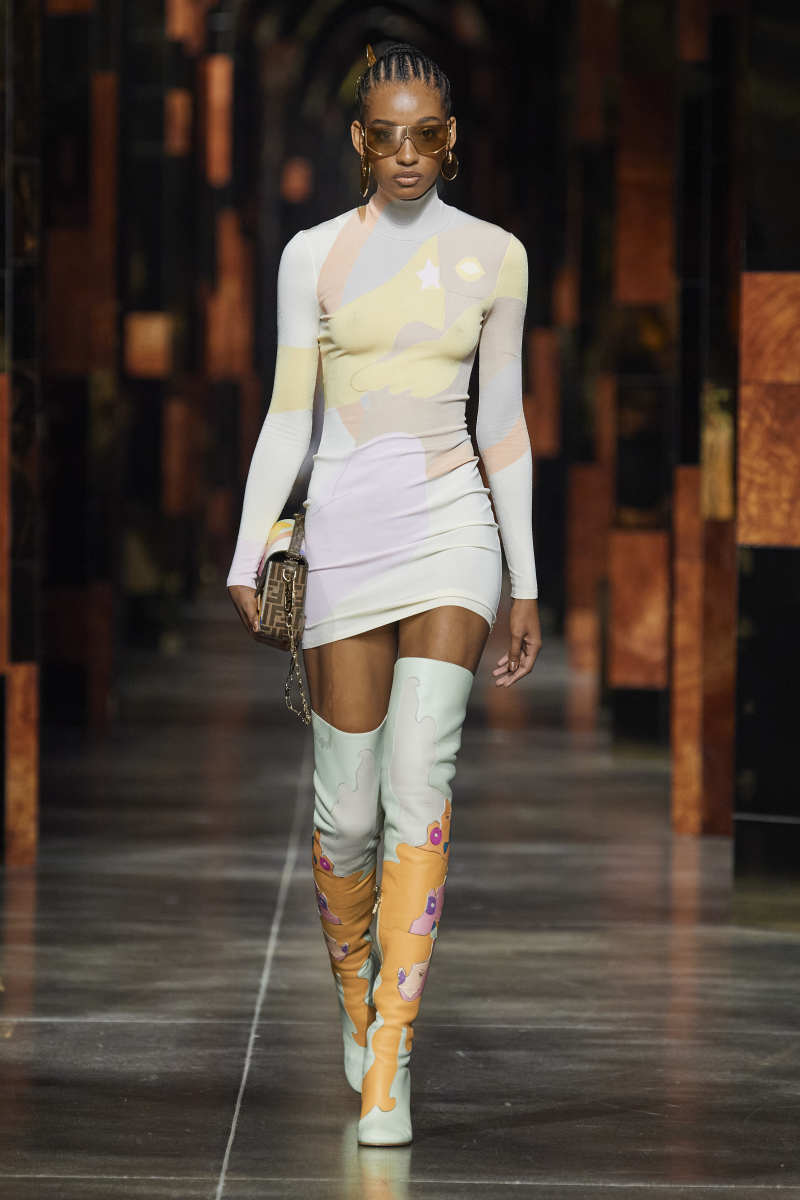 Kim Jones Goes Disco for Fendi Spring 2022
