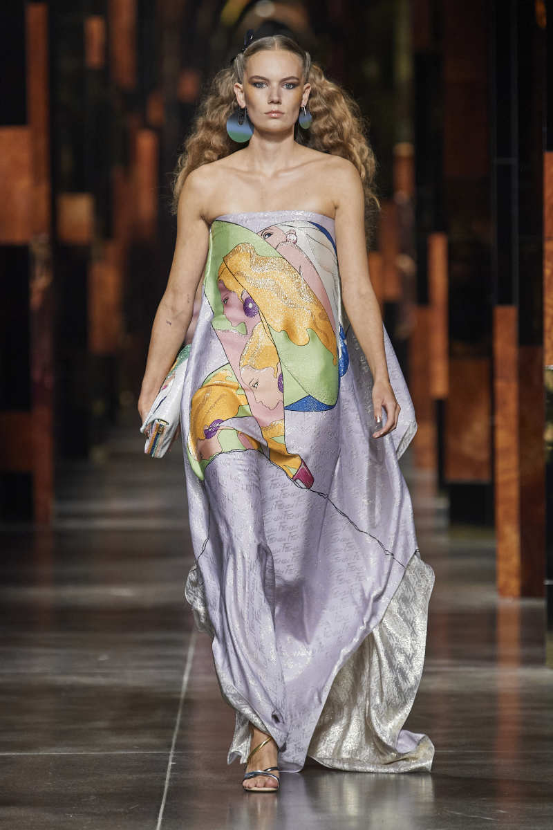 Kim Jones Goes Disco for Fendi Spring 2022