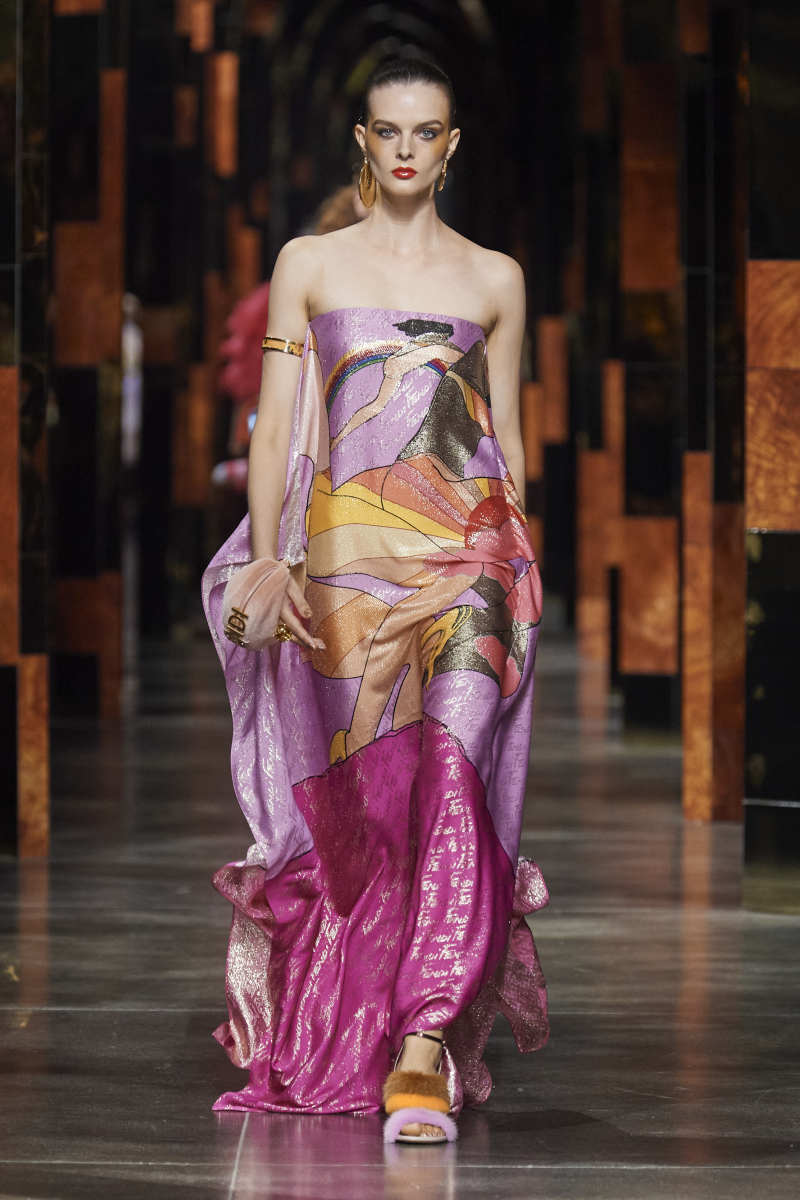 Kim Jones Goes Disco for Fendi Spring 2022