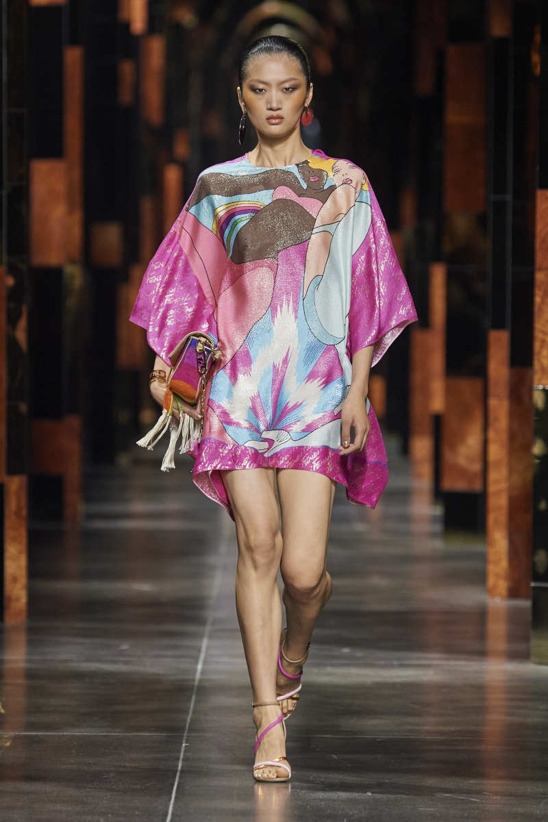 Kim Jones Goes Disco for Fendi Spring 2022