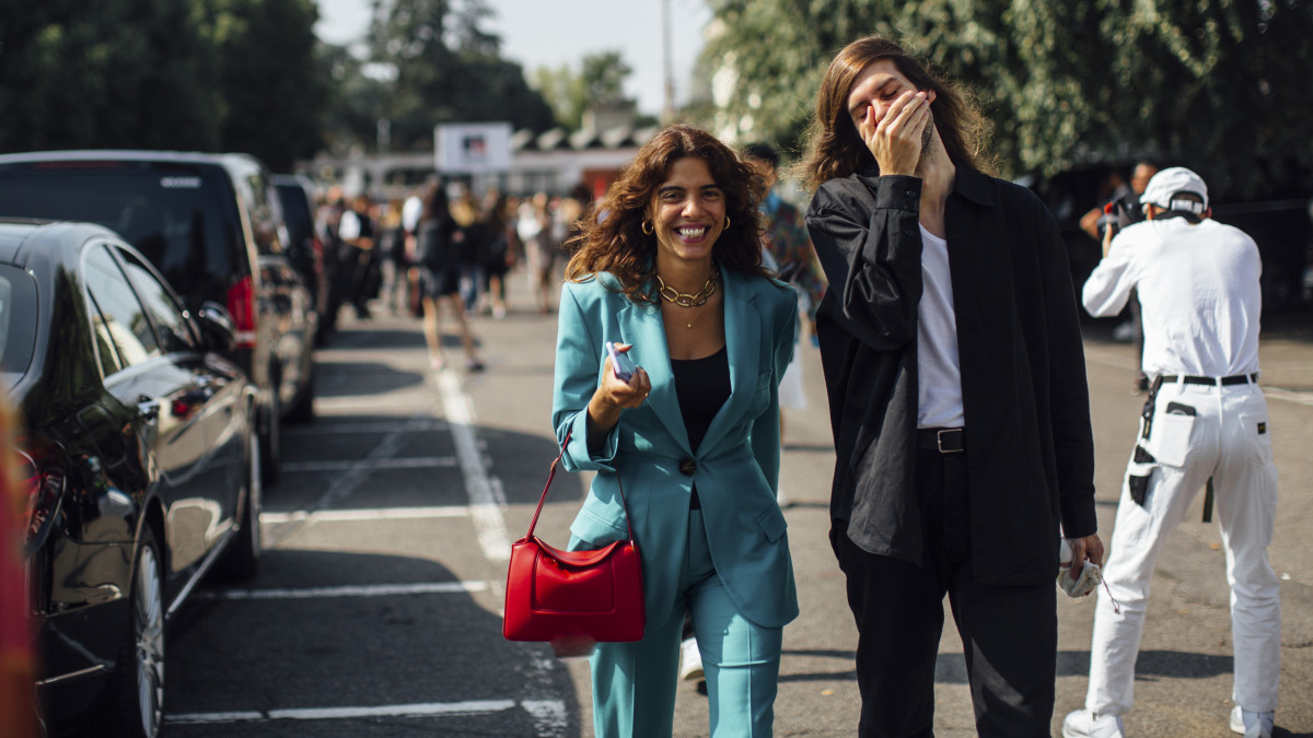 Milan Fashion Week Spring/ Summer 2022 – Street Style Highlights Day 1