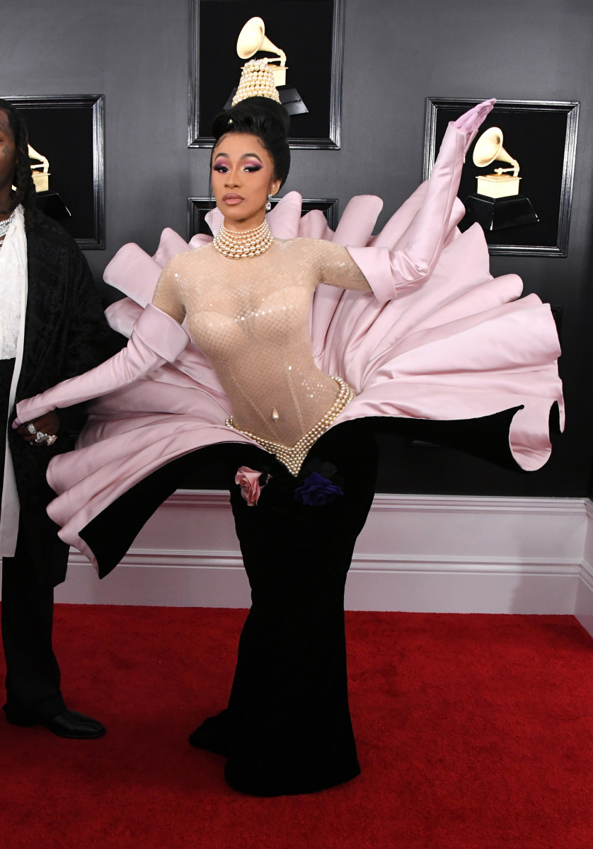 Cardi B attends the 61st Annual GRAMMY Awards at Staples Center on February 10, 2019