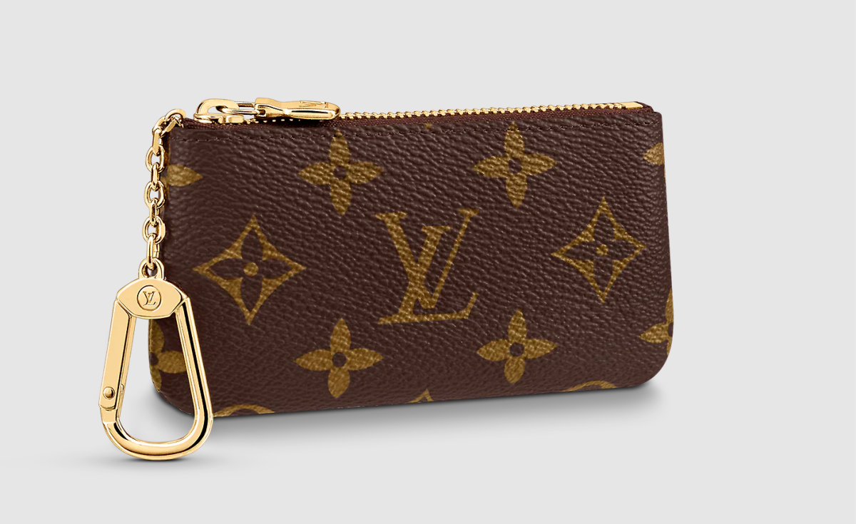 Louis Vuitton's infamous monogram key pouch.