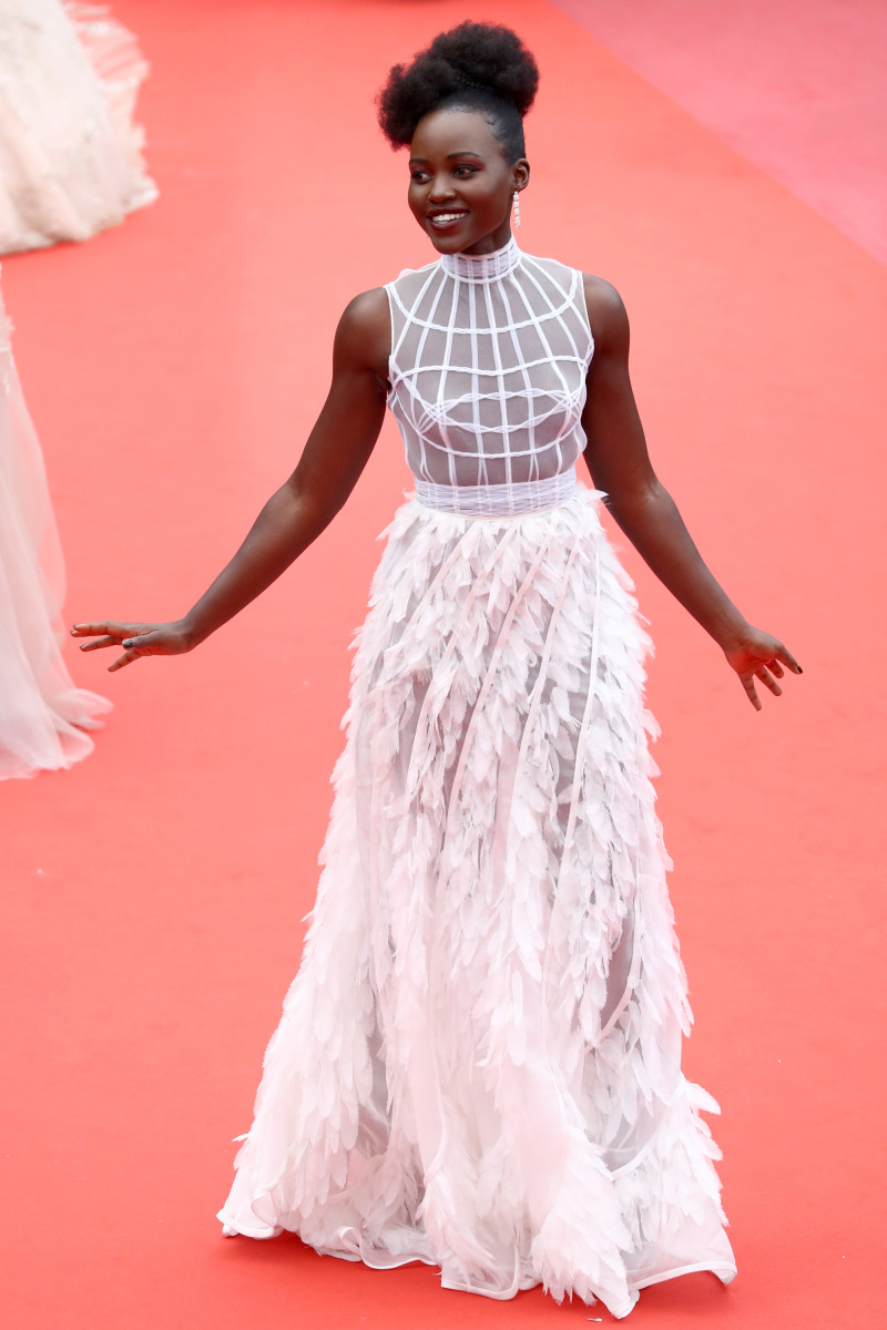 Lupita Nyong’o attends the screening of "Sorry Angel (Plaire, Aimer Et Courir Vite)" during the 71st annual Cannes Film Festival at Palais des Festivals on May 10, 2018