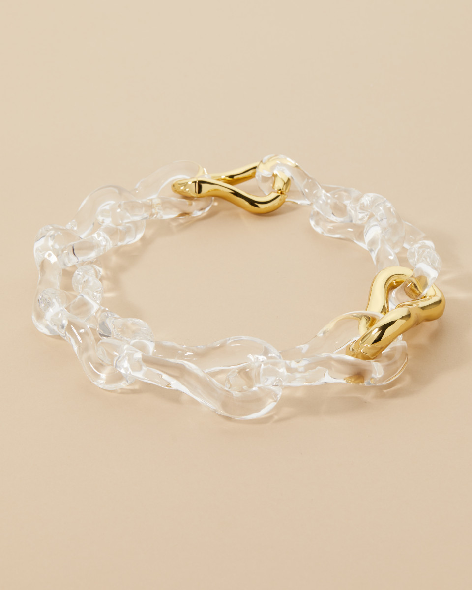 Alexis Bittar's Liquid Lucite Link Necklace, $595. 