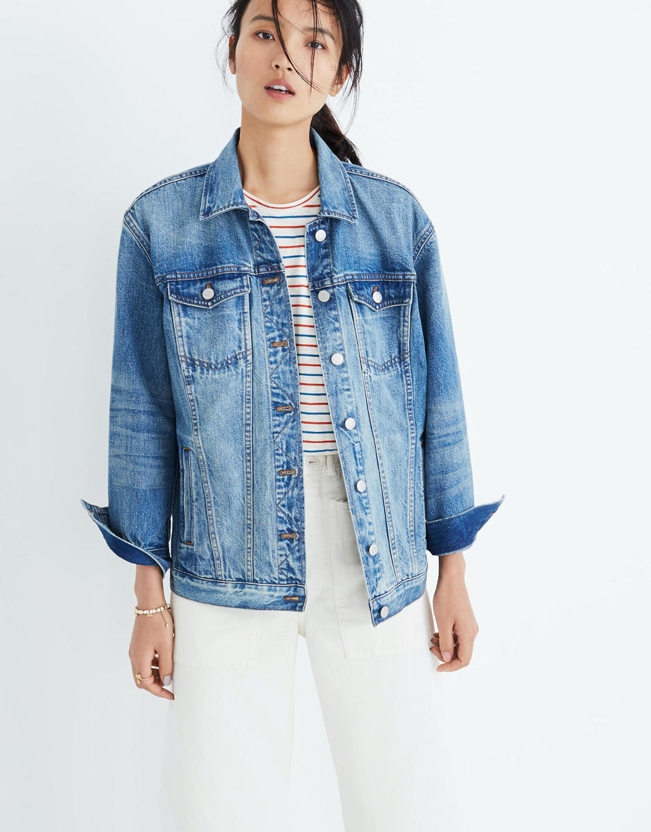 13 Oversized Denim Jackets on Sale That Are Perfect for Tackling Trans-seasonal Weather