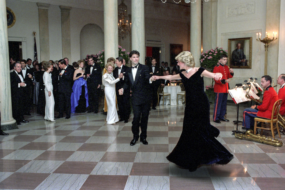Great Outfits in Fashion History: Princess Diana’s Famous ‘Travolta Dress’