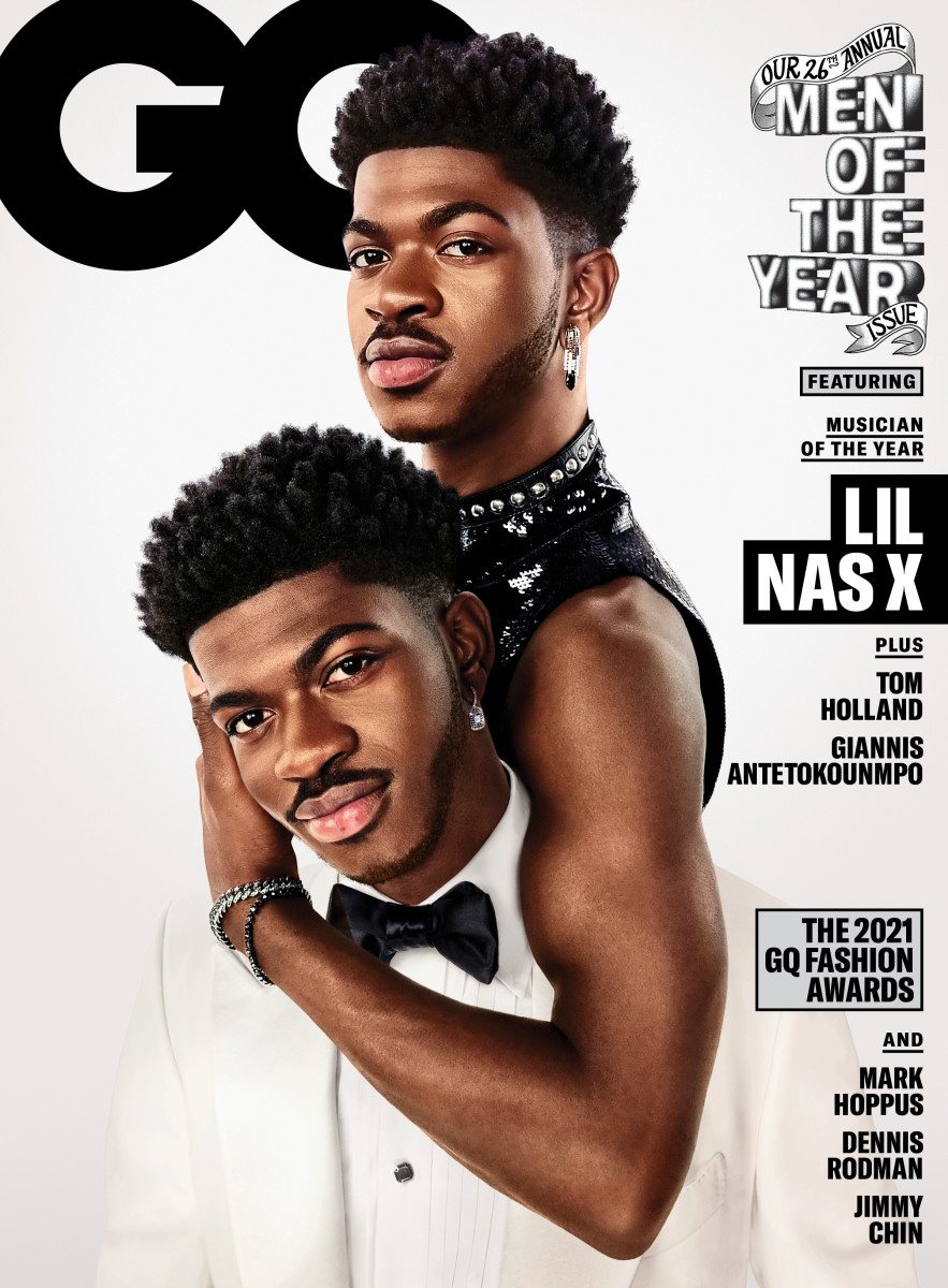 Lil Nas X on the December 2021 cover of "GQ." 
