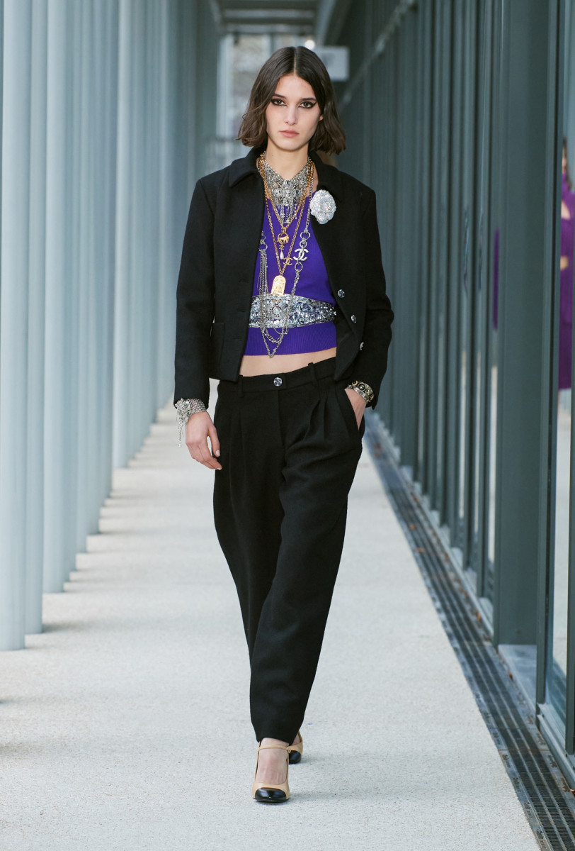 Virginie Viard Ties One on for Chanel Métiers d'Art 2022