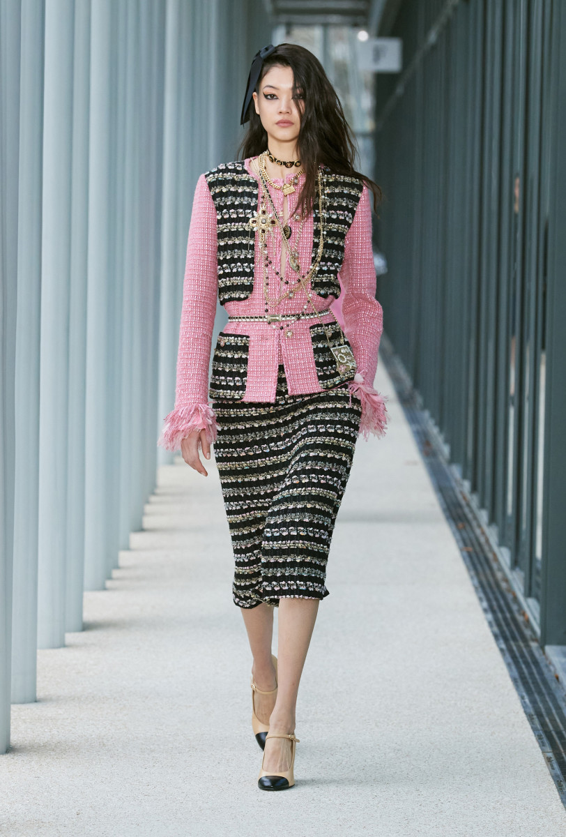Virginie Viard Ties One on for Chanel Métiers d'Art 2022