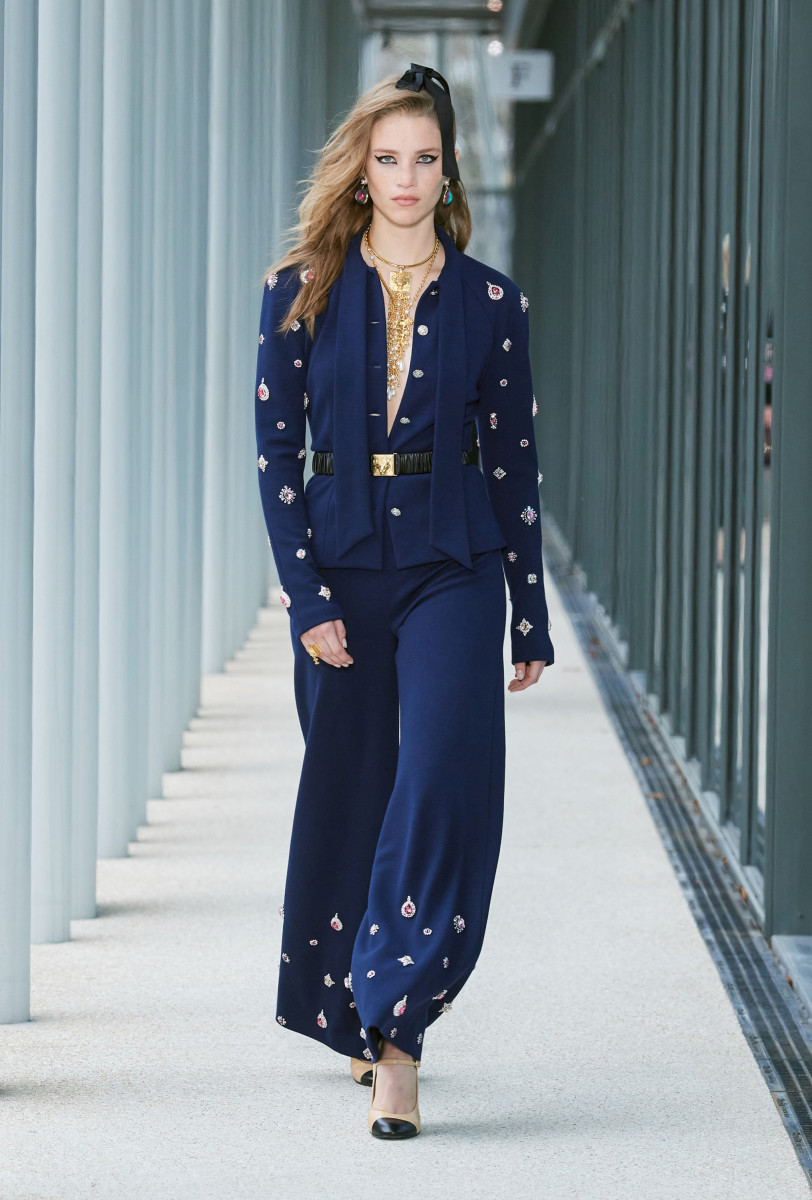 Virginie Viard Ties One on for Chanel Métiers d'Art 2022