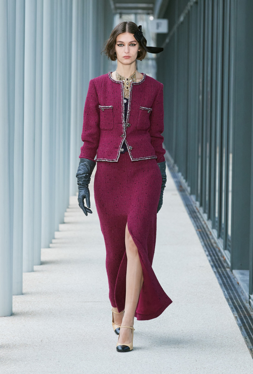 Virginie Viard Ties One on for Chanel Métiers d'Art 2022