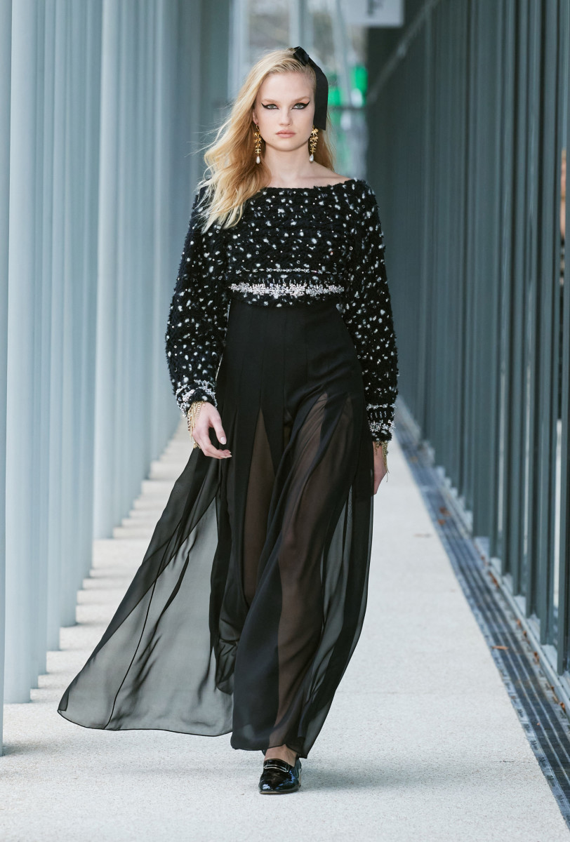 Virginie Viard Ties One on for Chanel Métiers d'Art 2022