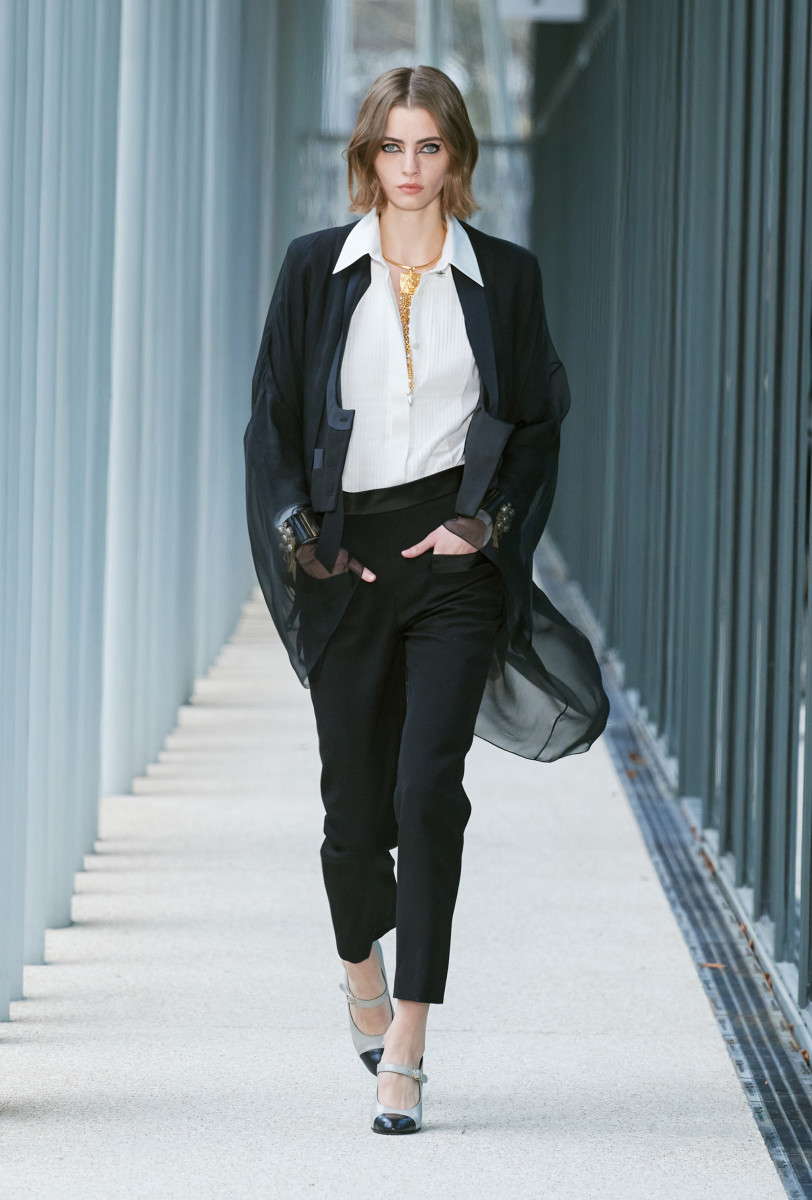Virginie Viard Ties One on for Chanel Métiers d'Art 2022