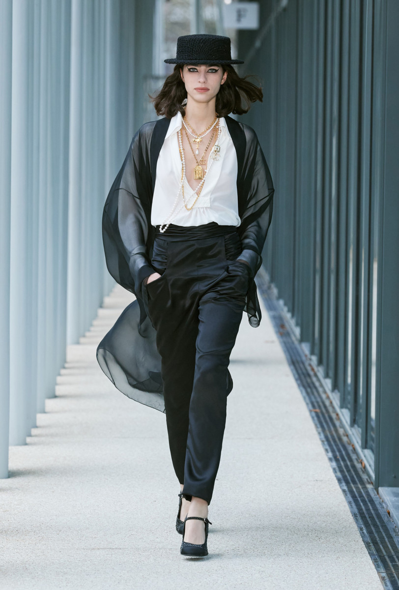 Virginie Viard Ties One on for Chanel Métiers d'Art 2022