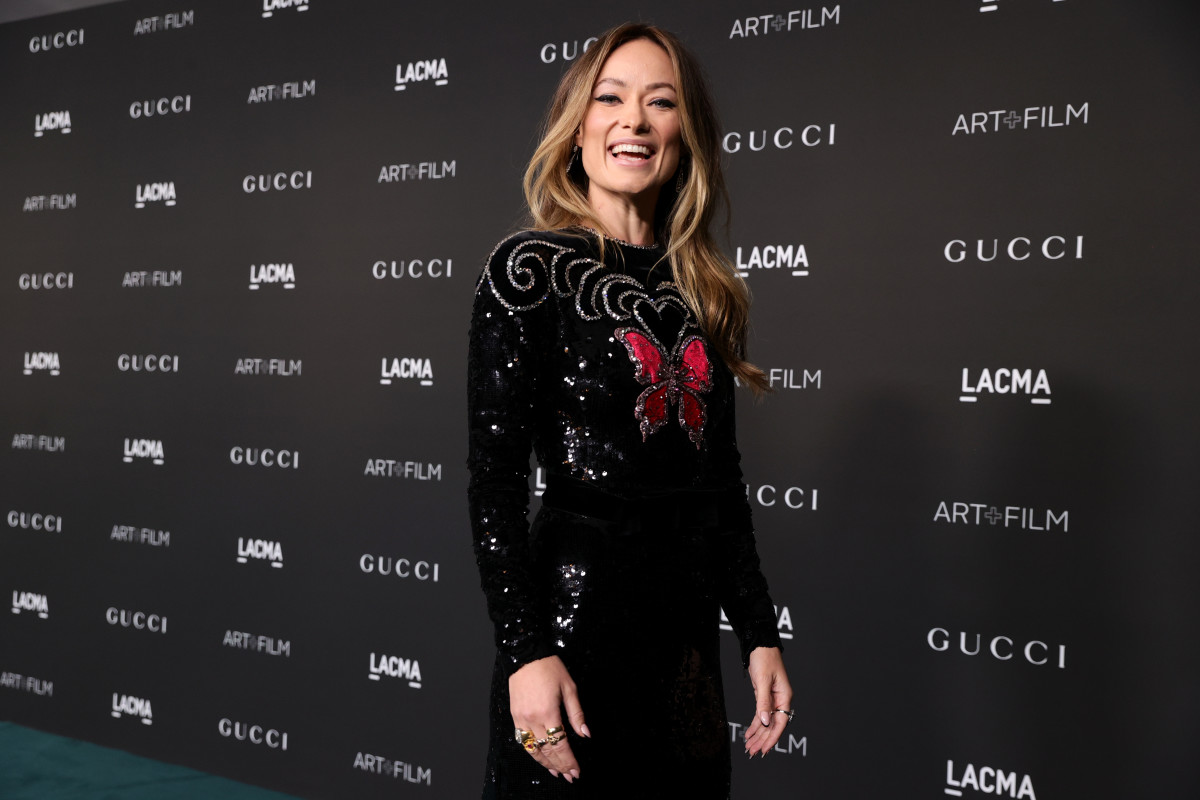 Olivia Wilde, wearing Gucci, attends the 10th Annual LACMA ART+FILM GALA