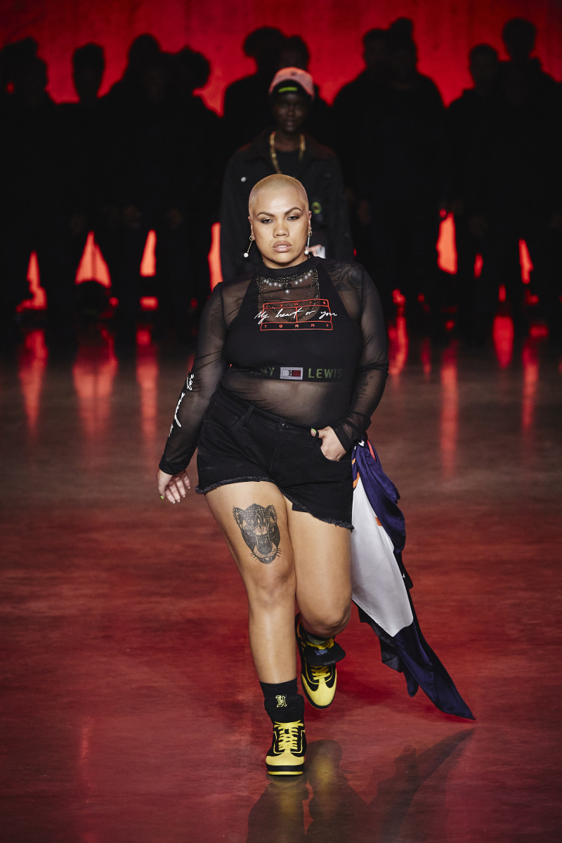 Goebel made her runway debut (outside of the Savage x Fenty productions) at Tommy Hilfiger's Spring 2020 fashion show during London Fashion Week in February 2020.