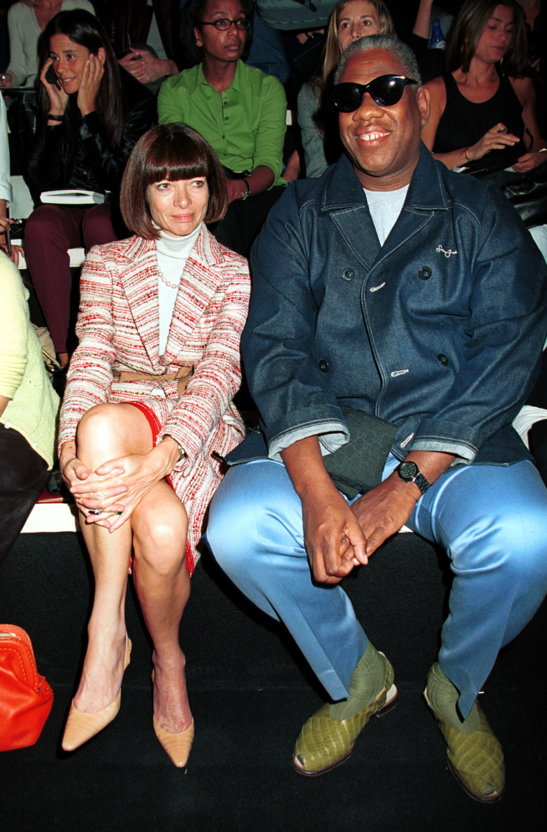 Talley with Anna Wintour in 2000.