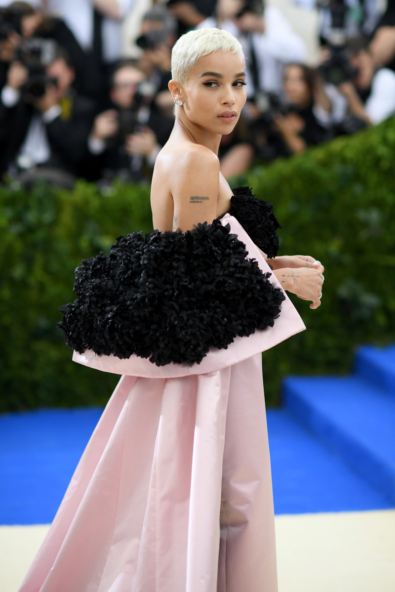 Zoe Kravitz attends the "Rei Kawakubo:Comme des Garcons Art Of The In-Between" Costume Institute Gala at Metropolitan Museum of Art on May 1, 2017 in New York City.