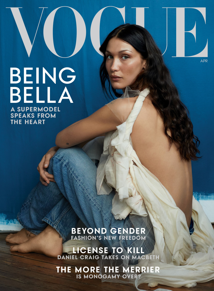 Bella Hadid Vogue April 2022 Cover