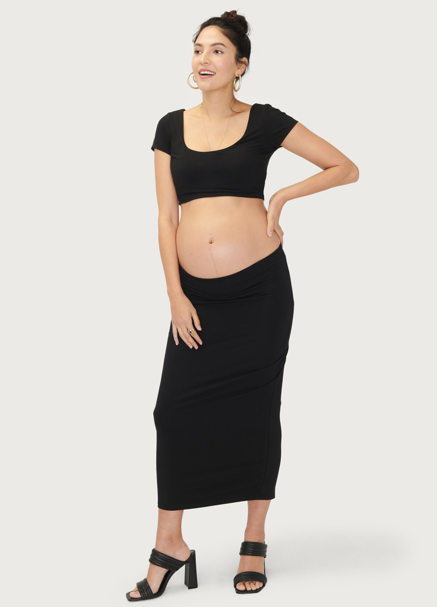 Hatch cropped tee, available here, and midi skirt, available here.