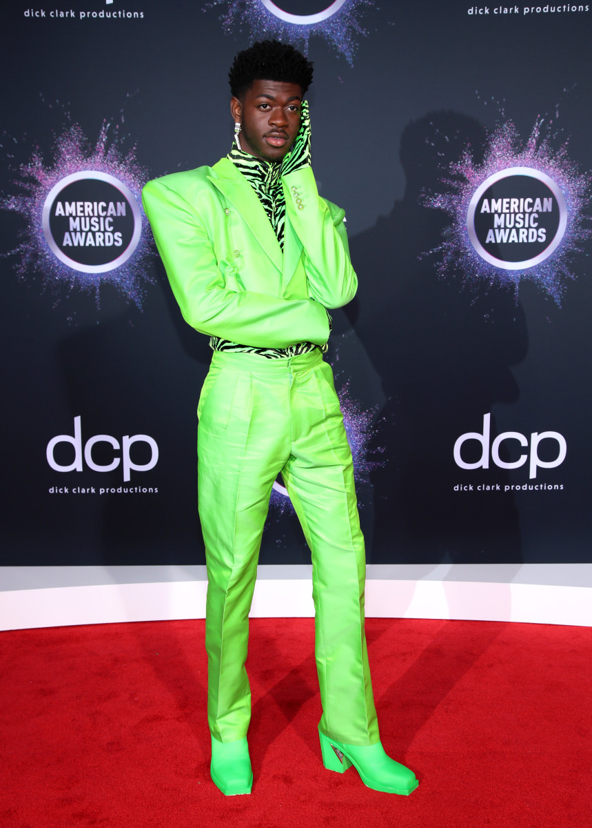 Lil Nas X attends the 2019 American Music Awards at Microsoft Theater on November 24, 2019 in Los Angeles, California