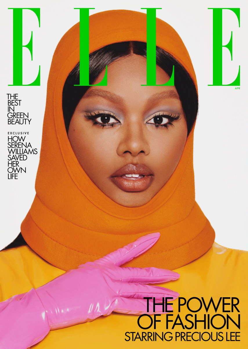 Precious Lee on the April 2022 cover of "Elle." 