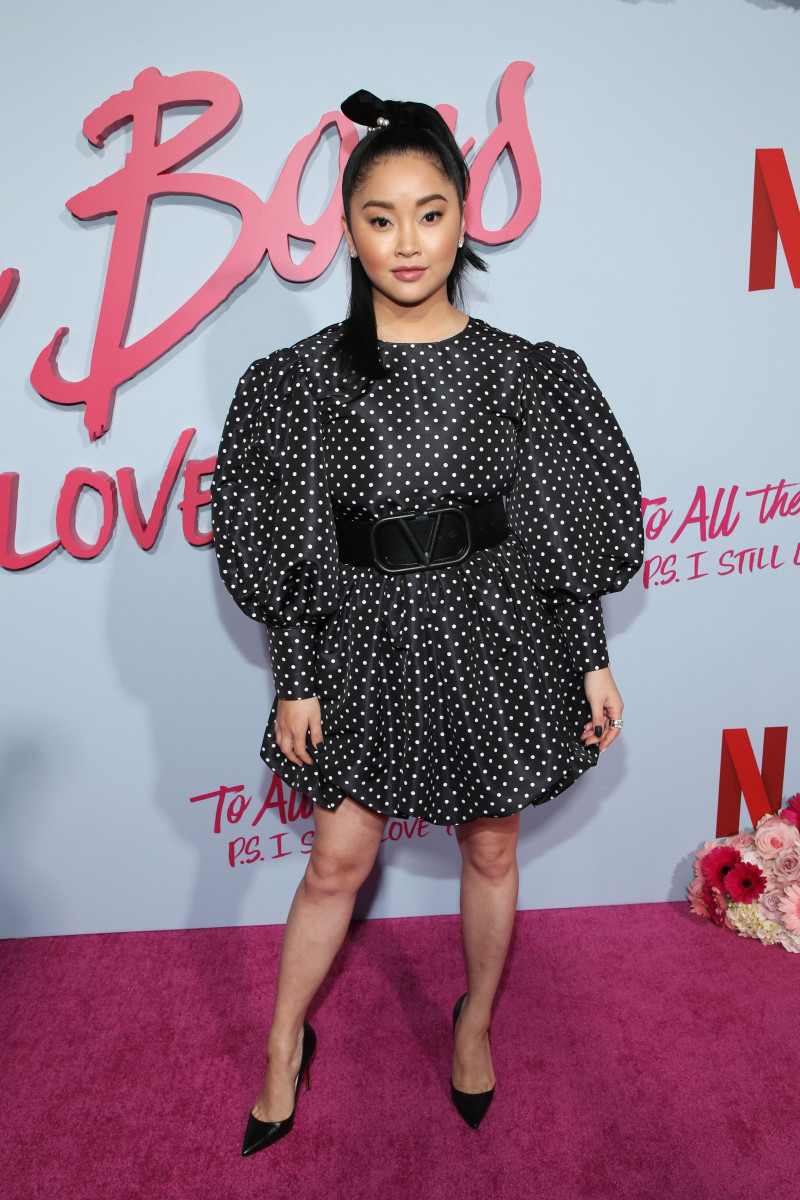 Lana Condor attends the premiere of Netflix's "To All The Boys P.S. I Still Love You" at the Egyptian Theatre on February 03, 2020 in Hollywood, California