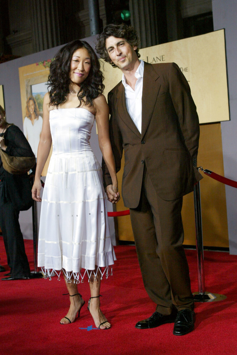 Sandra Oh and Alexander Payne at the film premiere of "Under The Tuscan Sun" in 2003. 