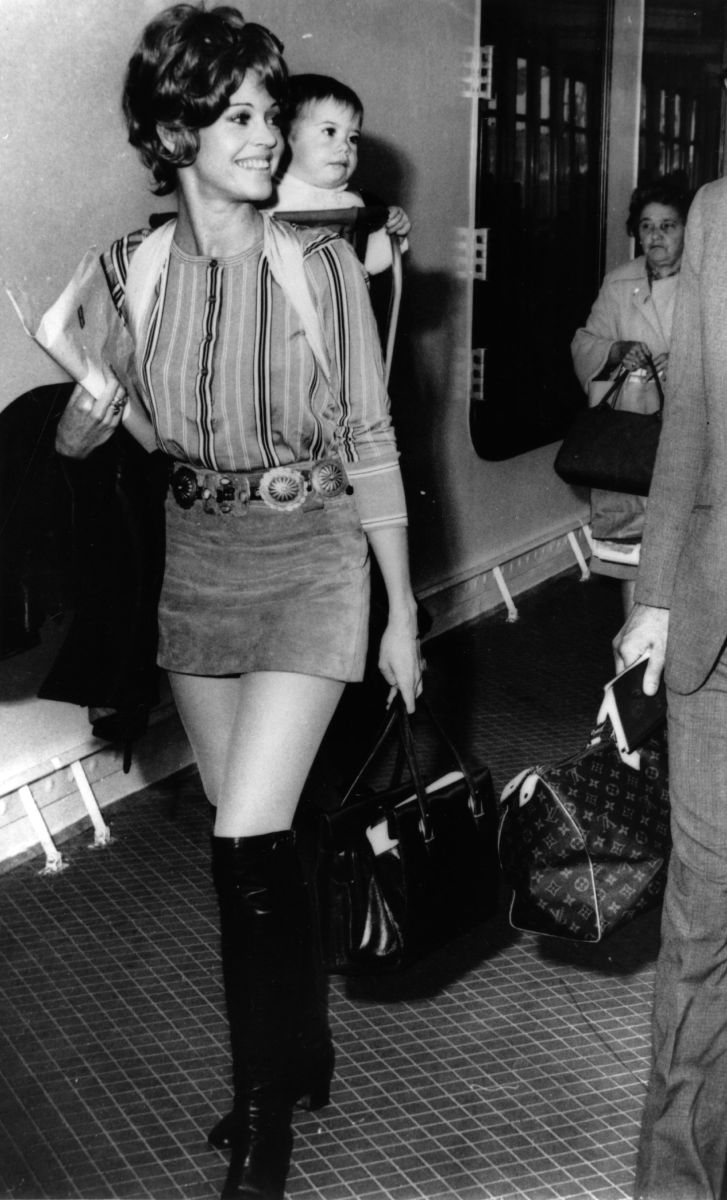 Jane Fonda in France in 1969. 