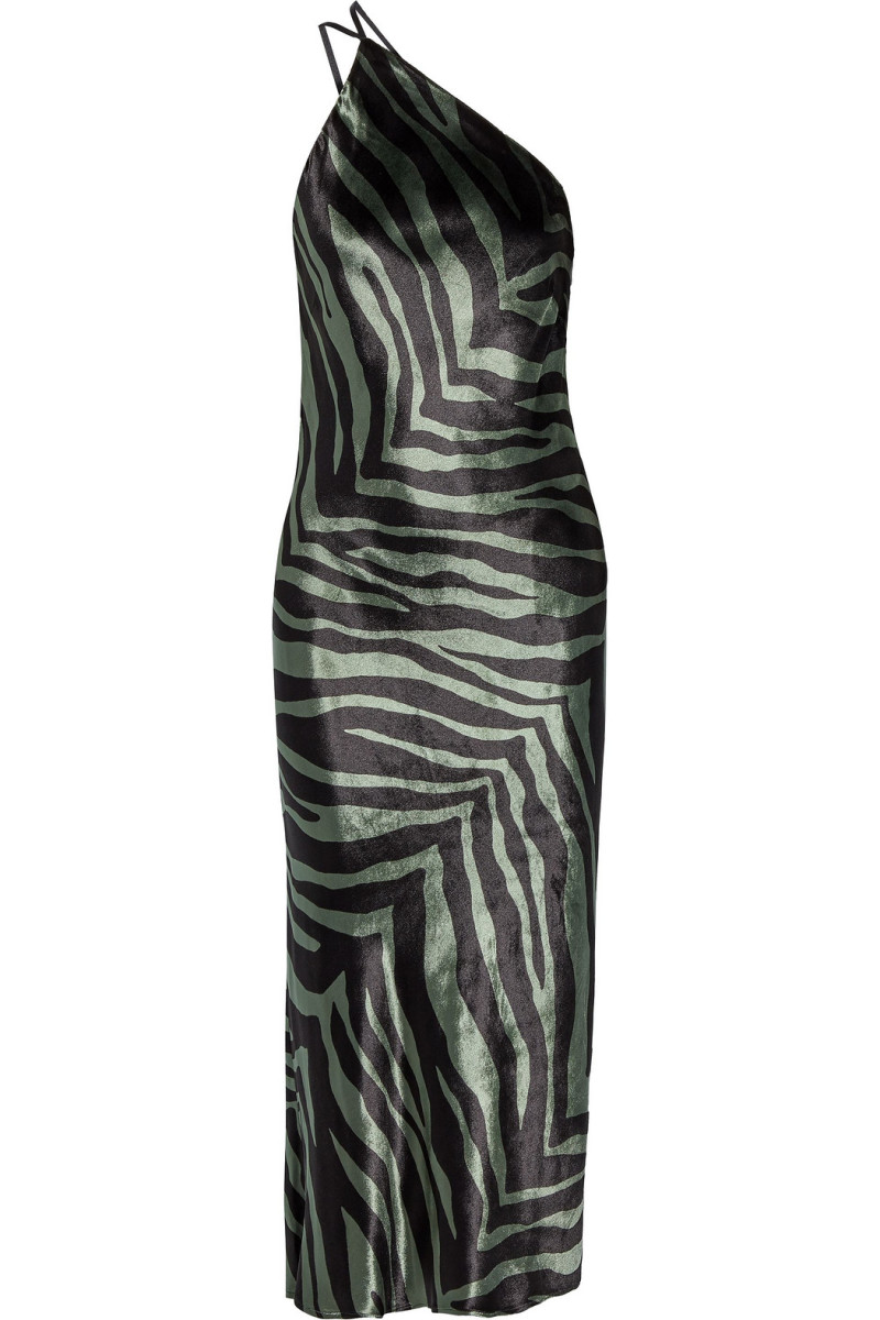 Great Outfits in Fashion History: Paris Hilton in a Zebra-Print Halter Dress