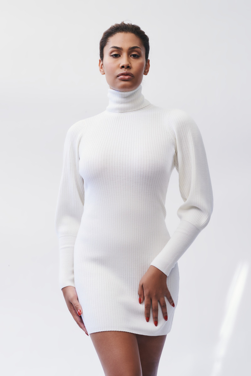 Leyna Bloom Graces Fashion With Her Presence Yet Again, This Time for Victor Glemaud