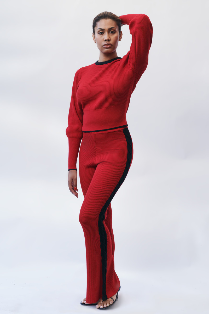 Leyna Bloom Graces Fashion With Her Presence Yet Again, This Time for Victor Glemaud