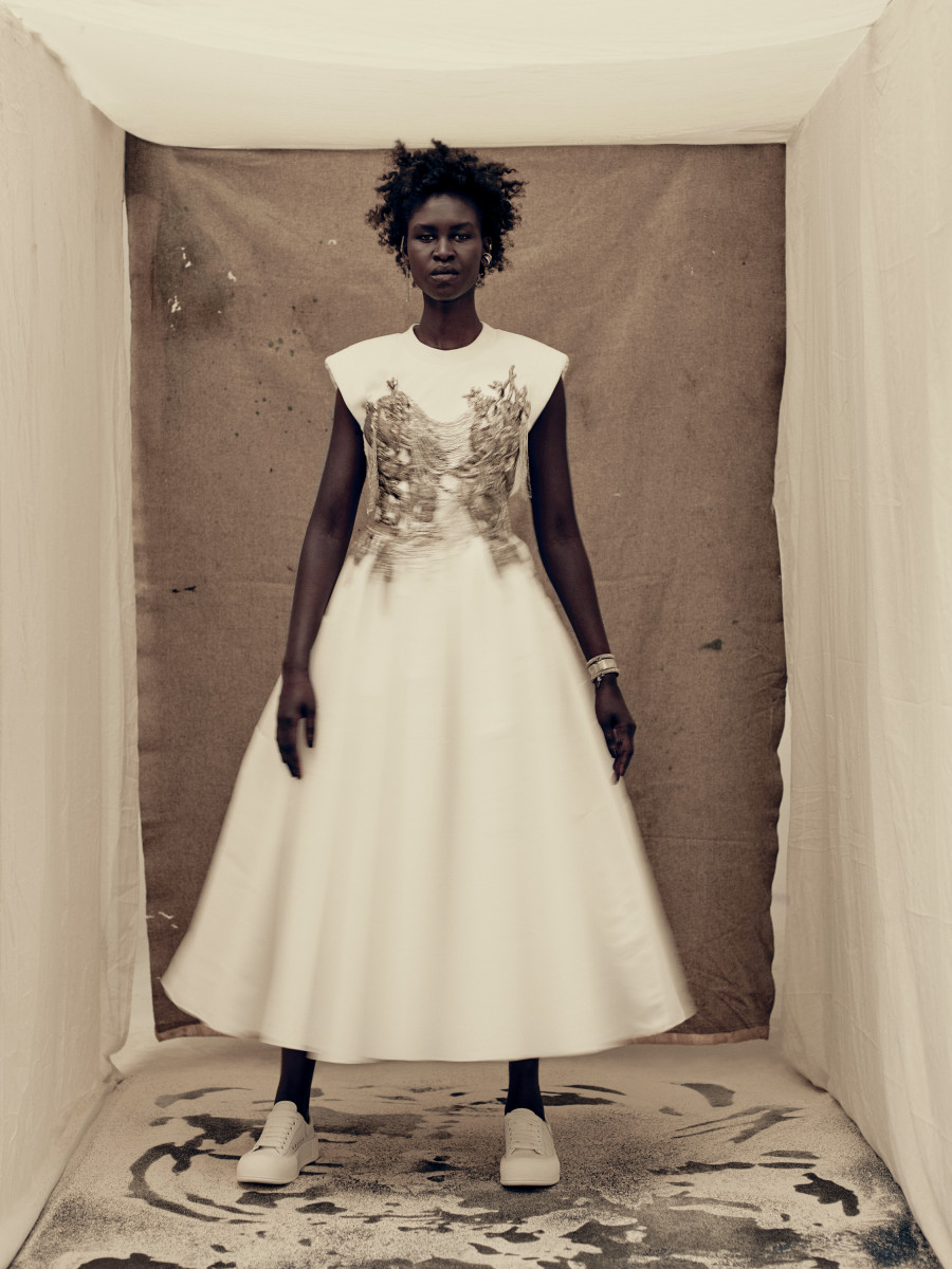 Sarah Burton Looks to Healing (and Anemones) For Alexander McQueen Fall 2021