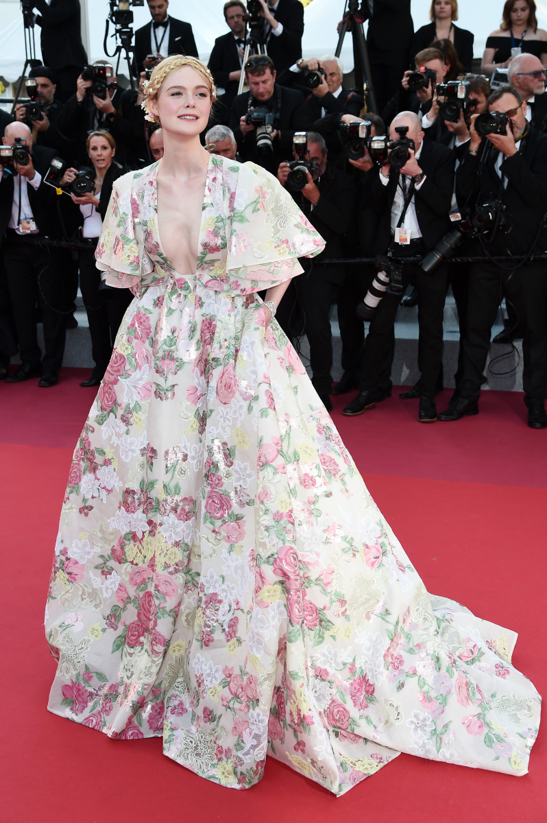 Great Outfits in Fashion History, All Stars Edition: Elle Fanning at Cannes