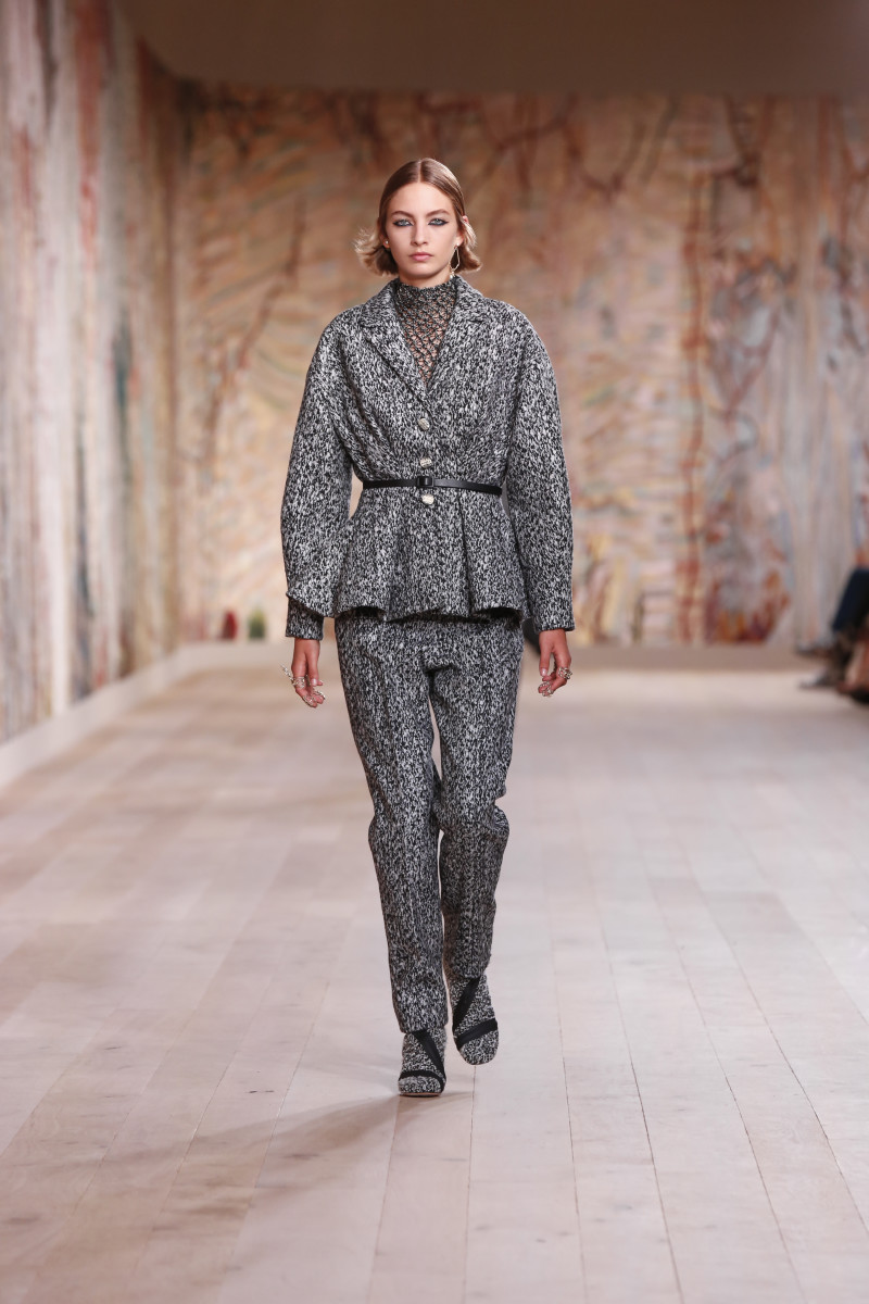 Dior Celebrates the Return of In-Person Shows With an Extremely Tactile Couture Collection