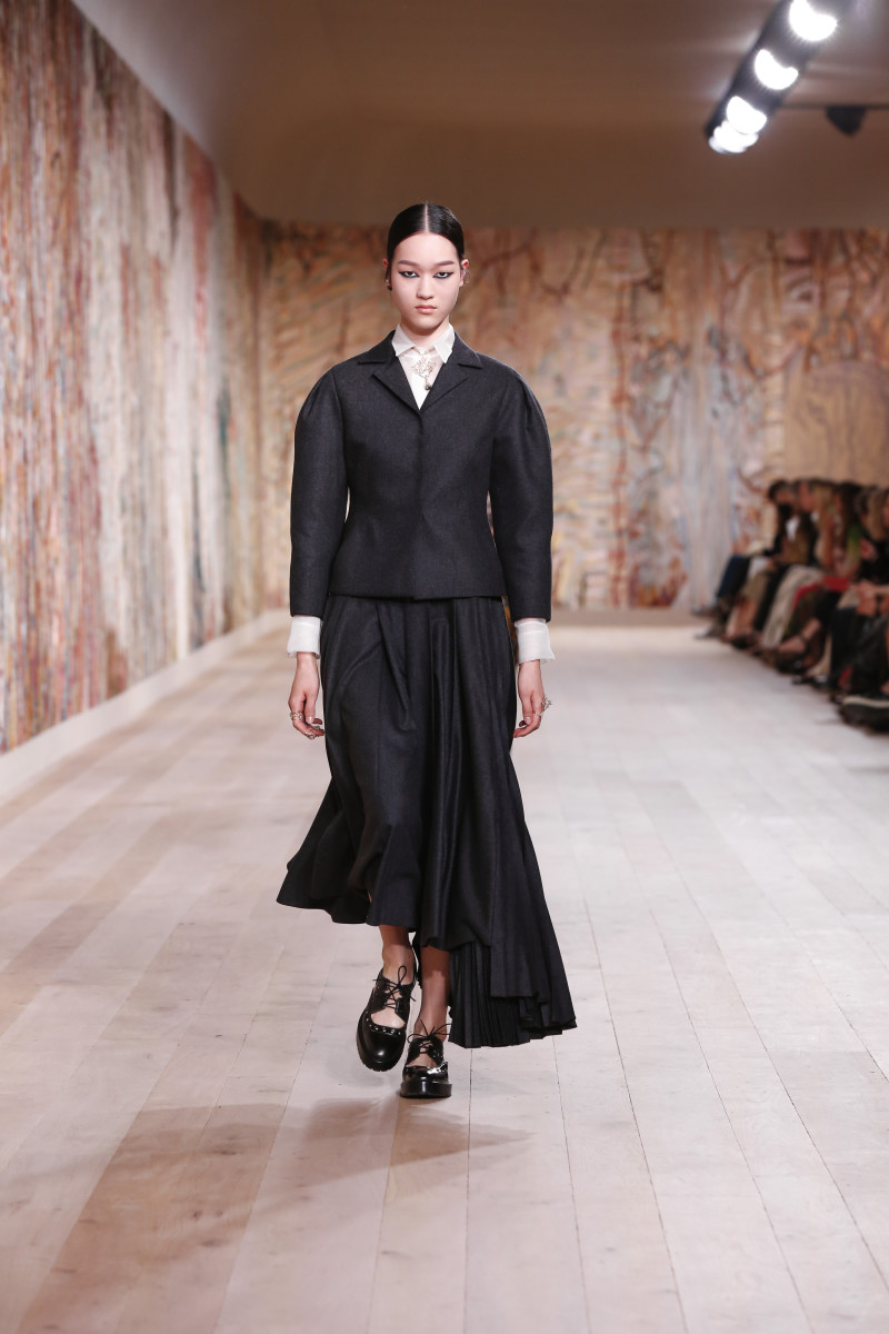 Dior Celebrates the Return of In-Person Shows With an Extremely Tactile Couture Collection
