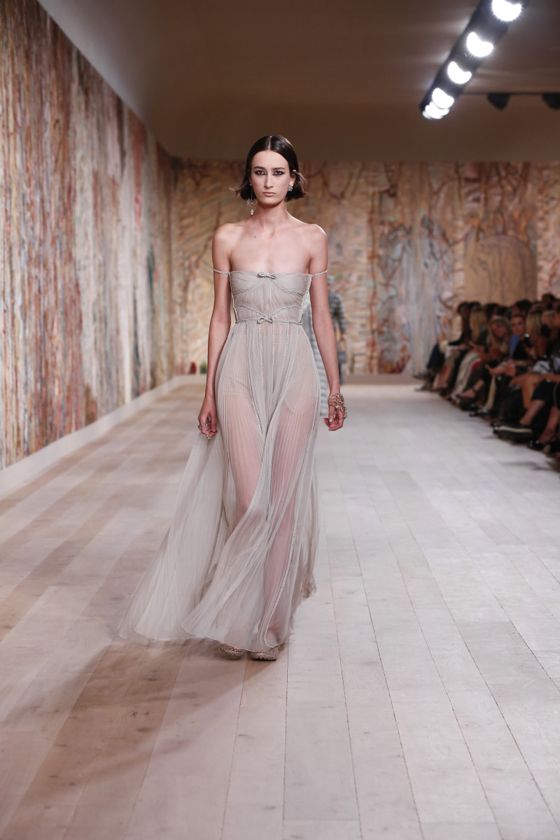 Dior Celebrates the Return of In-Person Shows With an Extremely Tactile Couture Collection