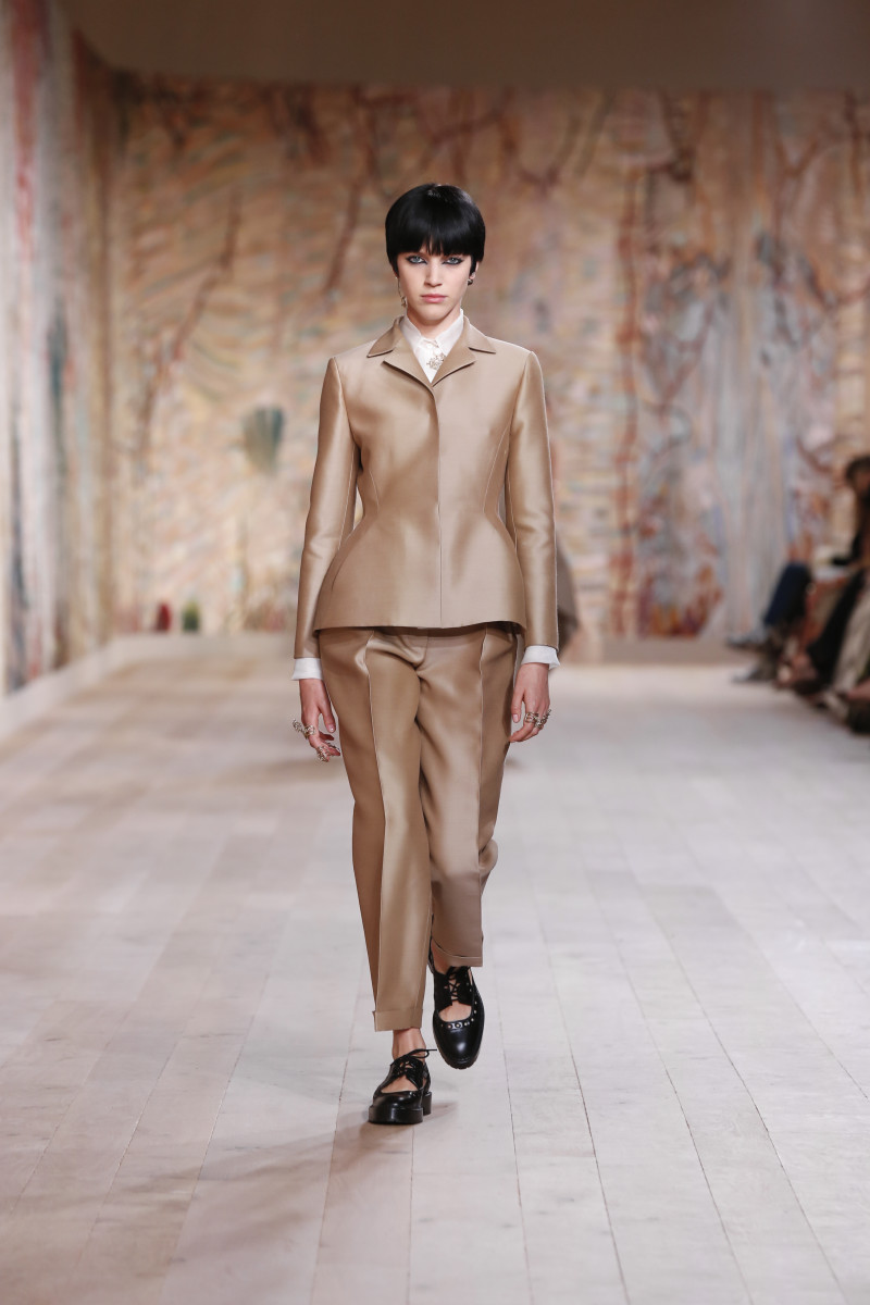 Dior Celebrates the Return of In-Person Shows With an Extremely Tactile Couture Collection