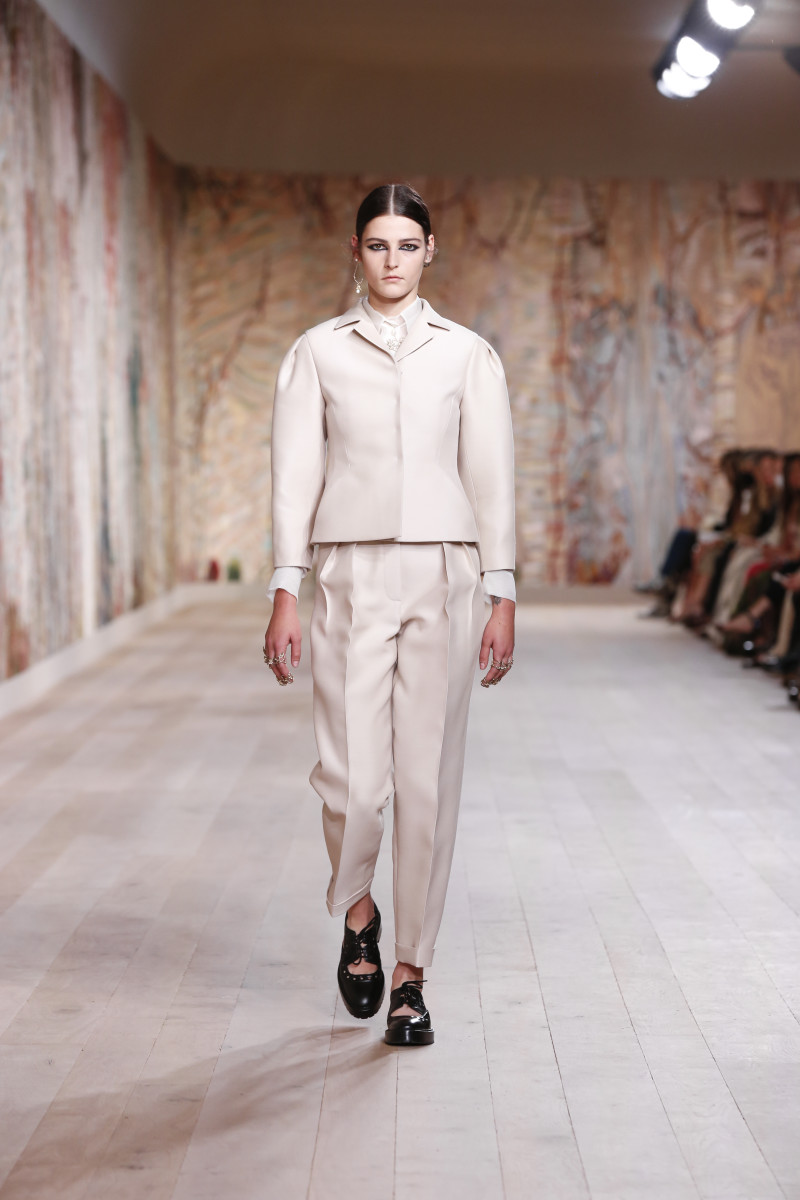 Dior Celebrates the Return of In-Person Shows With an Extremely Tactile Couture Collection