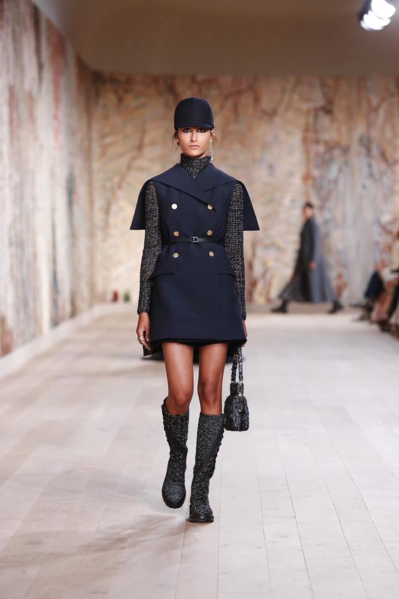 Dior Celebrates the Return of In-Person Shows With an Extremely Tactile Couture Collection