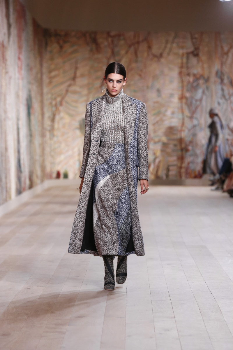 Dior Celebrates the Return of In-Person Shows With an Extremely Tactile Couture Collection