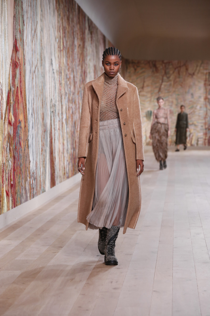 Dior Celebrates the Return of In-Person Shows With an Extremely Tactile Couture Collection