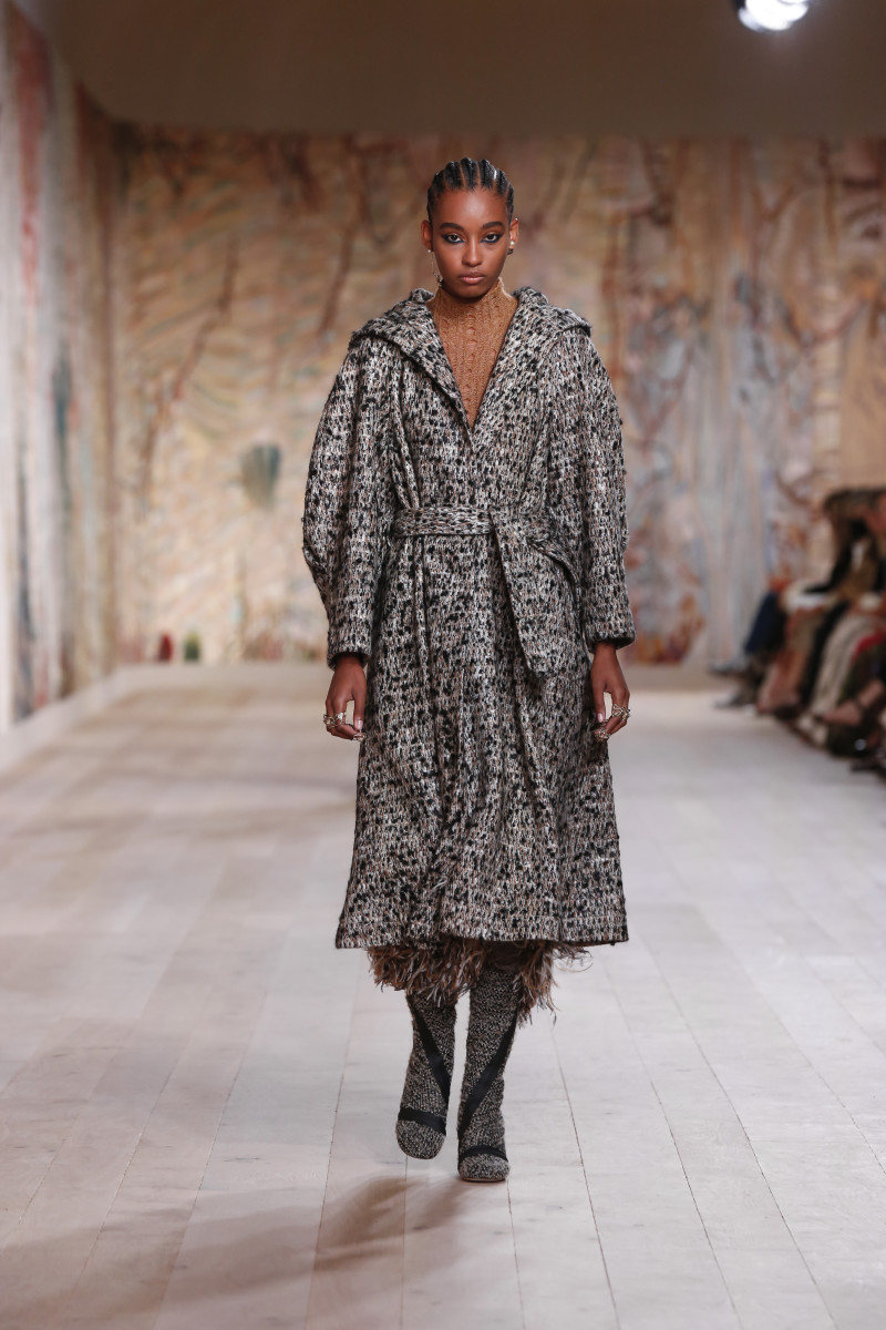 Dior Celebrates the Return of In-Person Shows With an Extremely Tactile Couture Collection
