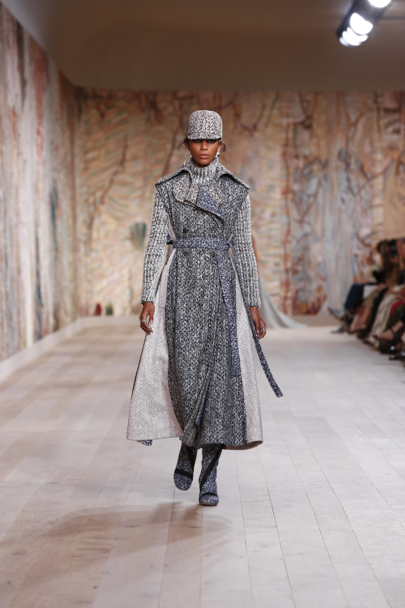 Dior Celebrates the Return of In-Person Shows With an Extremely Tactile Couture Collection