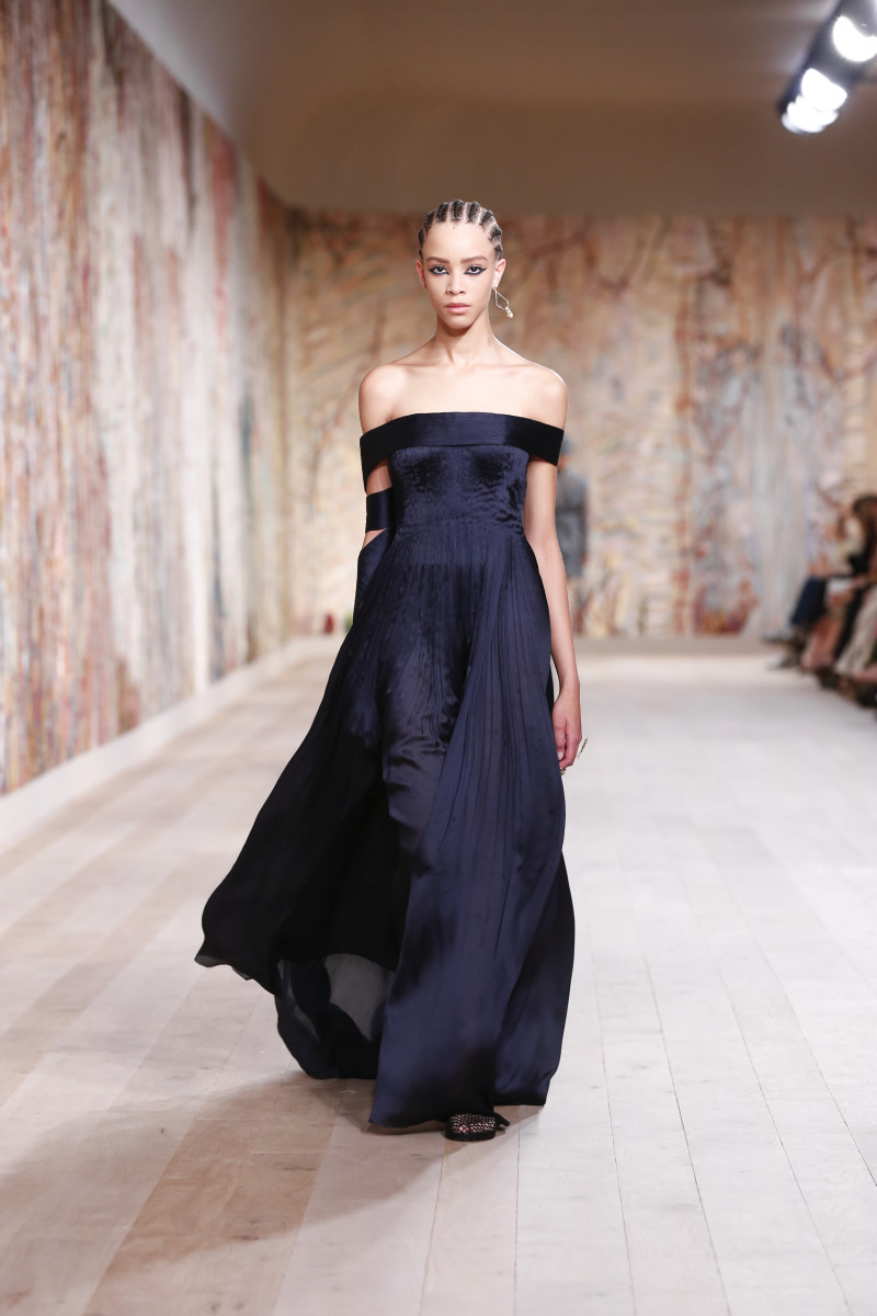 Dior Celebrates the Return of In-Person Shows With an Extremely Tactile Couture Collection