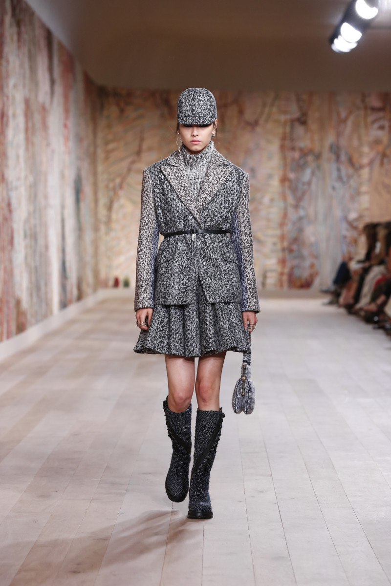 Dior Celebrates the Return of In-Person Shows With an Extremely Tactile Couture Collection
