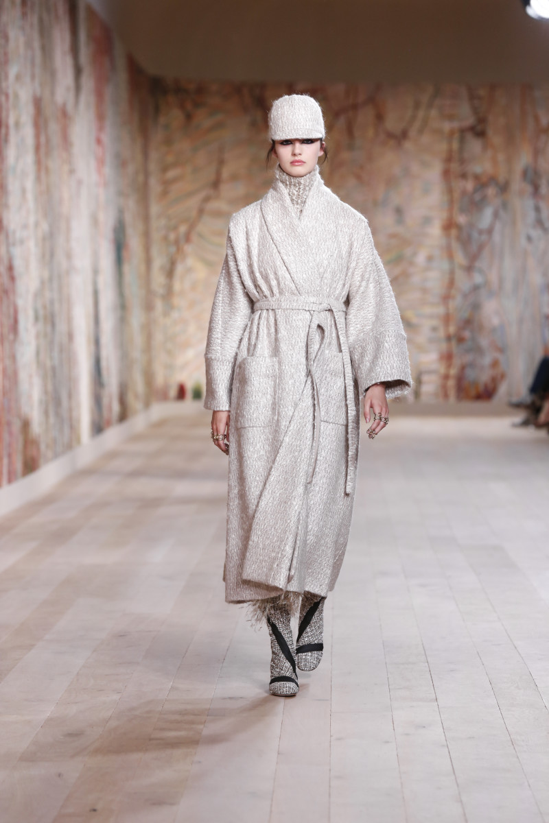 Dior Celebrates the Return of In-Person Shows With an Extremely Tactile Couture Collection